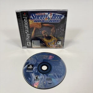 NBA Showtime NBA on NBC Sony PS1 Black Label Very Nice With Case And Manual - Picture 1 of 13