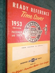 1940-1953 CHEVROLET CAR & TRUCK PARTS & SERVICE BOOK / ORIGINAL READY REFERENCE! - Picture 1 of 15