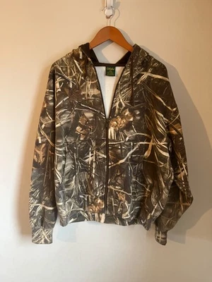Cabelas Advantage Camo Large Zip Up Hoodie - Image 1 of 4