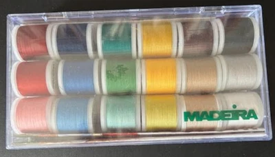 Madeira Aerofil 18 Spool Thread Box, Assorted - Image 1 of 2