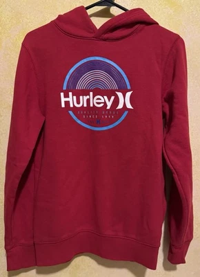 Moletom com capuz Hurley Youth XL manga longa vermelho 13-15 anos - Imagem 1 de 3