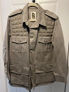1990s Vintage Bob Allen Shacket Hunting Chore Coat Quilted Utility Size 42 - Picture 1 of 5