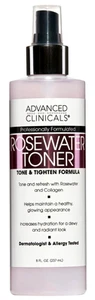 Rosewater Toner, Tone & Tighten Formula, 8 fl oz (237 ml) NEW!! - Picture 1 of 2