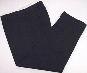 NWT Perry Ellis Men's 100% Cotton Black Pants, 34x34, $69.50 - Picture 1 of 3