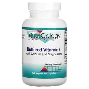 2 X  Nutricology, Buffered Vitamin C with Calcium and Magnesium, 120 Vegetarian - Picture 1 of 2