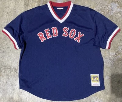 男子 Mitchell & Ness 波士顿红袜队 Ted Williams 9 号球衣。 XXL 码 — 第 1/4 张图片