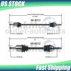 Pair Front CV Axle Shaft For 1990 1991 1992 1993 1994 Mitsubishi Eclipse