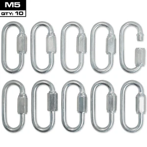 MOSQUETONES MEISTER QUICK LINK SCREWLOCK - PAQUETE M5 x 10 - clips de acero galvanizado - Imagen 1 de 3