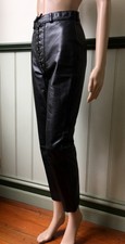 Black Leather Pants “Epinoza’s” size 6 USA