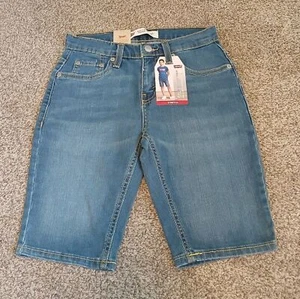 Levi's 502 Regular Taper Stretch Shorts Boys Size 12 Regular (NWT) - Picture 1 of 5