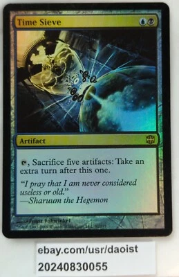 MTG Time Sieve Alara Reborn Rare FOIL Magic The Gathering NM - Image 1 of 4