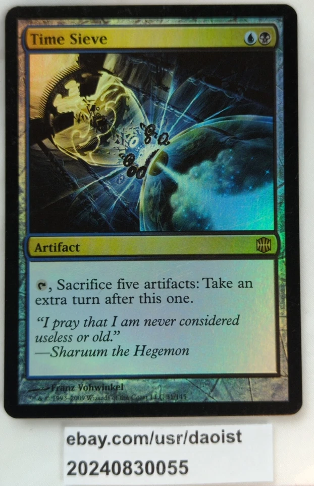 MTG Time Sieve Alara Reborn Rare FOIL Magic The Gathering NM - Image 1 of 4
