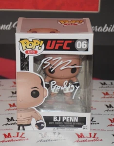 UFC BJ "PRODIGY" PENN HAND SIGNED/AUTOGRAPHED BJ PENN 06 FUNKO POP W/ BAS COA - Picture 1 of 8
