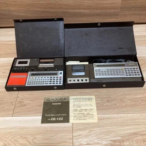 Ordinateur de poche SHARP CE-122 - Fonctionnement non confirmé depuis le Japon Livraison gratuite - Photo 1/20