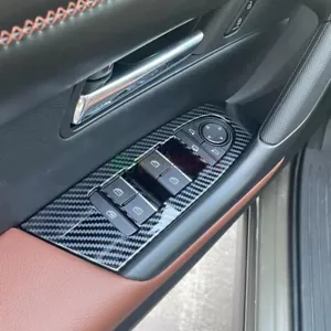 For Mazda CX-50 2023 Carbon ABS Car Window Control Panel Glass Lift Switch Cover - Bild 1 von 6