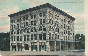 ARKANSAS CITY KS - Fifth Avenue Hotel - 1908 - Picture 1 of 2