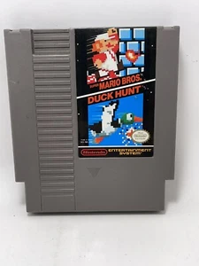 Nes - Super Mario Bros / Duck Hunt Nintendo Entertainment System Cart Only Testd - Picture 1 of 2