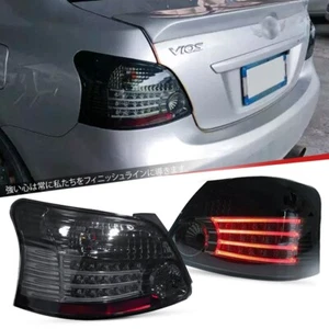 Led Tail Light Rear Lamp Smoke Fit For Toyota Vios Yaris Sedan Belta 2007-2012 - Picture 1 of 9