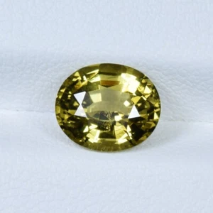 2.14 ct LUSTROUS GREENISH YELLOW / NATURAL GROSSULAR MALI GARNET Oval GEMS Video - Picture 1 of 2