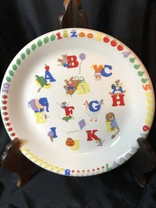 LENOX TEACHERS PET Alphabet Animals Child Plate 7 1/2" - Picture 1 of 2