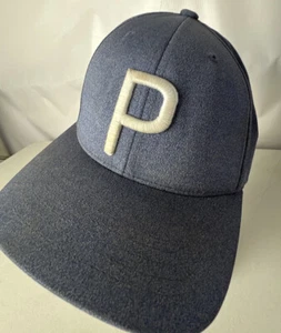 Puma Golf Tour Exclusive Snapback Flexfit Tech 110 Logo Big P getragen hat Flecken - Bild 1 von 4