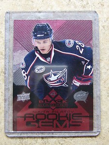 08-09 UD Black Diamond Quad Rookie Gems Ruby NIKITA FILATOV #205 RC /100
