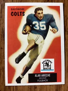Alan Ameche 2001 Topps Nachdruck von Bowman #8 - Bild 1 von 2