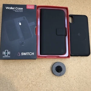 LBT Switch iPhone XR 3-In-1 Wallet Case Cover with Air Vent Magnetic Car Mount - Photo 1 sur 7