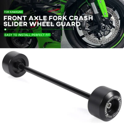 前叉车轮框架滑块防撞保护适用于川崎忍者 ZX-6R 版本 1000 — 第 1/4 张图片