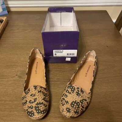 Madden Girl Women's Leopard-print Hoops-R Flats w/Rounded Toe - Size 8 - Image 1 of 4