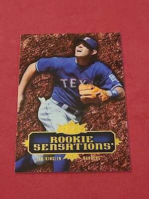 2007 Ian Kinsler Fleer #RS-IK Rookie Sensations Insert  - Image 1 of 2