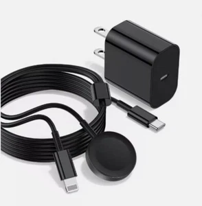 Apple Watch Charger,Upgraded USB C Charger for iWatch, 2 in 1 iPhone and iWatch - Picture 1 of 5