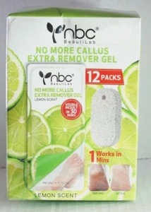 Gel removedor de callos NBC Beautilab 12 paquetes con depurador de piedra pómez - aroma a limón - Imagen 1 de 3