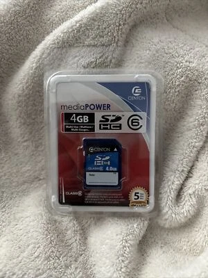 Centon Media Power 4GB SD HC Class 6 Card Genuine New in Package - Image 1 of 2