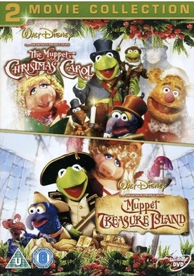 The Muppet Christmas Carol / Muppet Treasure Island DVD UK Release New Sealed R2 - Image 1 of 2