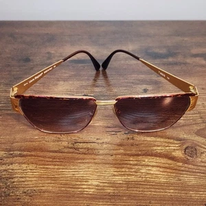Gafas de sol Laura Biagiotti marco dorado y tortuga T600/S T95 hechas en Italia 135 - Imagen 1 de 17