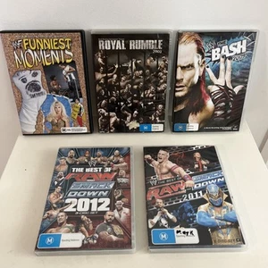 Wwe Wrestling Dvd Collection Bulk Wwf Bundle Dvd 2009 - 2012 Word Wrestling Fed - Picture 1 of 24