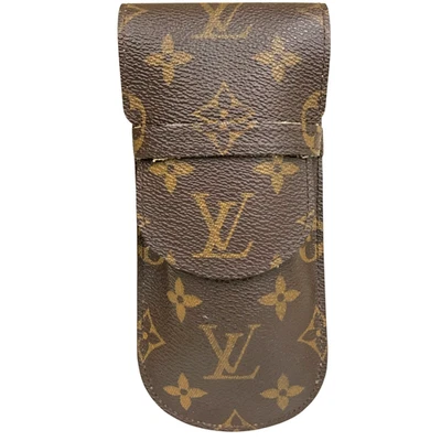 Подлинный Louis Vuitton Etui люнеты Рабат очки чехол монограмма ручка чехлы M62970 - Изображение 1 из 4