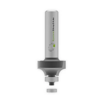 Systemshop24 Abrundfräser und Viertelstabfräser HM Z2 D25,4mm R6,4mm S12mm RL