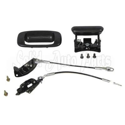 New Front Tailgate Cable Handel Bezel For 99-2007 Chevrolet Silverado 6PCS Steel Foto 1 de 3