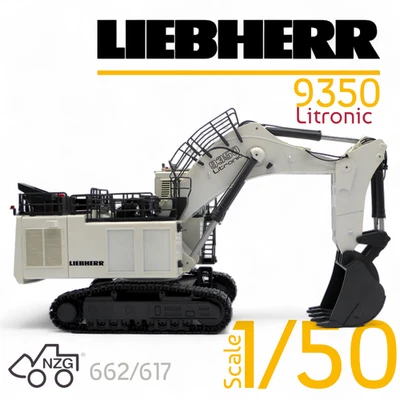 Mining Backhoe (Hydraulic Excavator) NZG Art 662 - Liebherr R9350 Litronic 1/50 - Immagine 1 di 4