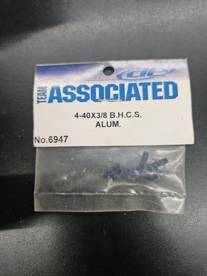 Vintage Team Associated 6947 Blue Aluminum Screws (K2) - Image 1 of 2