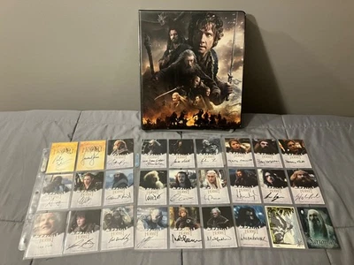 2015 Cryptozoic THE HOBBIT: BATTLE OF FIVE ARMIES MASTER SET  25 Autograph cards - Image 1 of 4