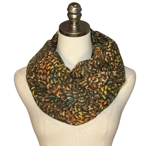 J. Jill mehrfarbig gemusterter Infinity Herbst Schal Lagenlook Lagenlook - Bild 1 von 3