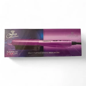 Royale Multi-purpose Ceramic Hair Brush Diamond Collection Pink Brand New Sealed - Picture 1 of 3