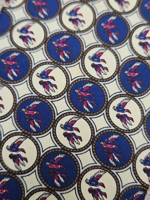 Ducks Unlimited Silk Tie FLYING DUCK Mallard Hunter Pattern Decoy USA - Image 1 of 4