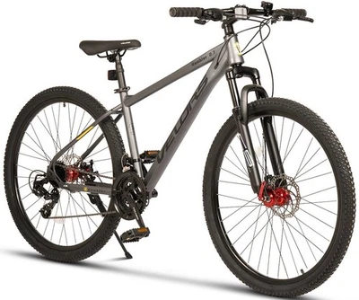 50% OFF! MTB Hardtail 27,5 Zoll Carbonstahl Rahmen mit Federgabel & 21-Gang - Bild 1 von 4