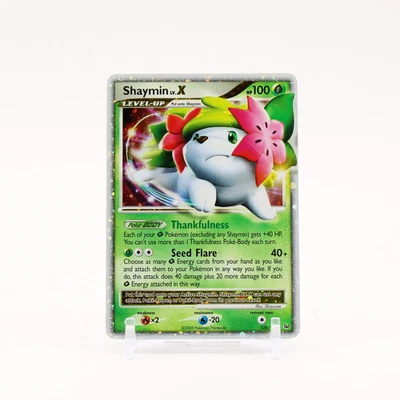 Shaymin Lv. X - 126/127 Platinum Ultra Rare Holo SWIRL Pokemon - LP/MP - Image 1 of 2