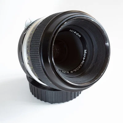 Lente Nikon Micro-Nikkor 55 mm f3,5 con tapas Foto 1 de 4