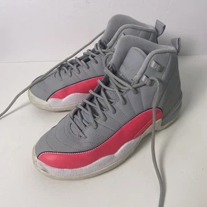 Jordan 23 Flight Retro Mid Grey Racer Pink White Lace Up Size 6.5Y 2019 - Picture 1 of 8